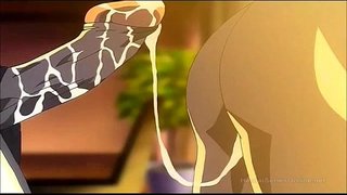 Frustrado futanari relieves a sí misma a costa de su empleado