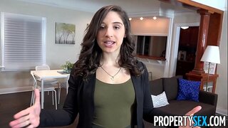 PropertySex - طالب علم ، شہوت انگیز گدا رئیل اسٹیٹ ایجنٹ