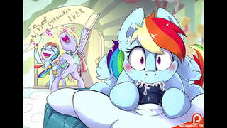 MLP สายรุ้งวิ่งหนังโป๊ม้า Clop หนังโป๊ของฉันม้า