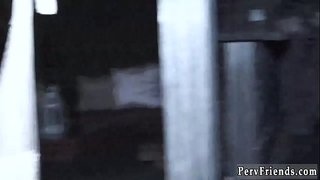 Tiener geschokt door de leraar Aspen Romanoff en Monica Asis en Marilyn Mansion handjob helpen