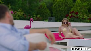 TUSHY સેક્સી Eyla છે પ્રથમ ગાંડ મા વિર્ય છોડવા નો અનુભવ સાથે ખાંડ ડેડી